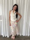 Silk garden skirt