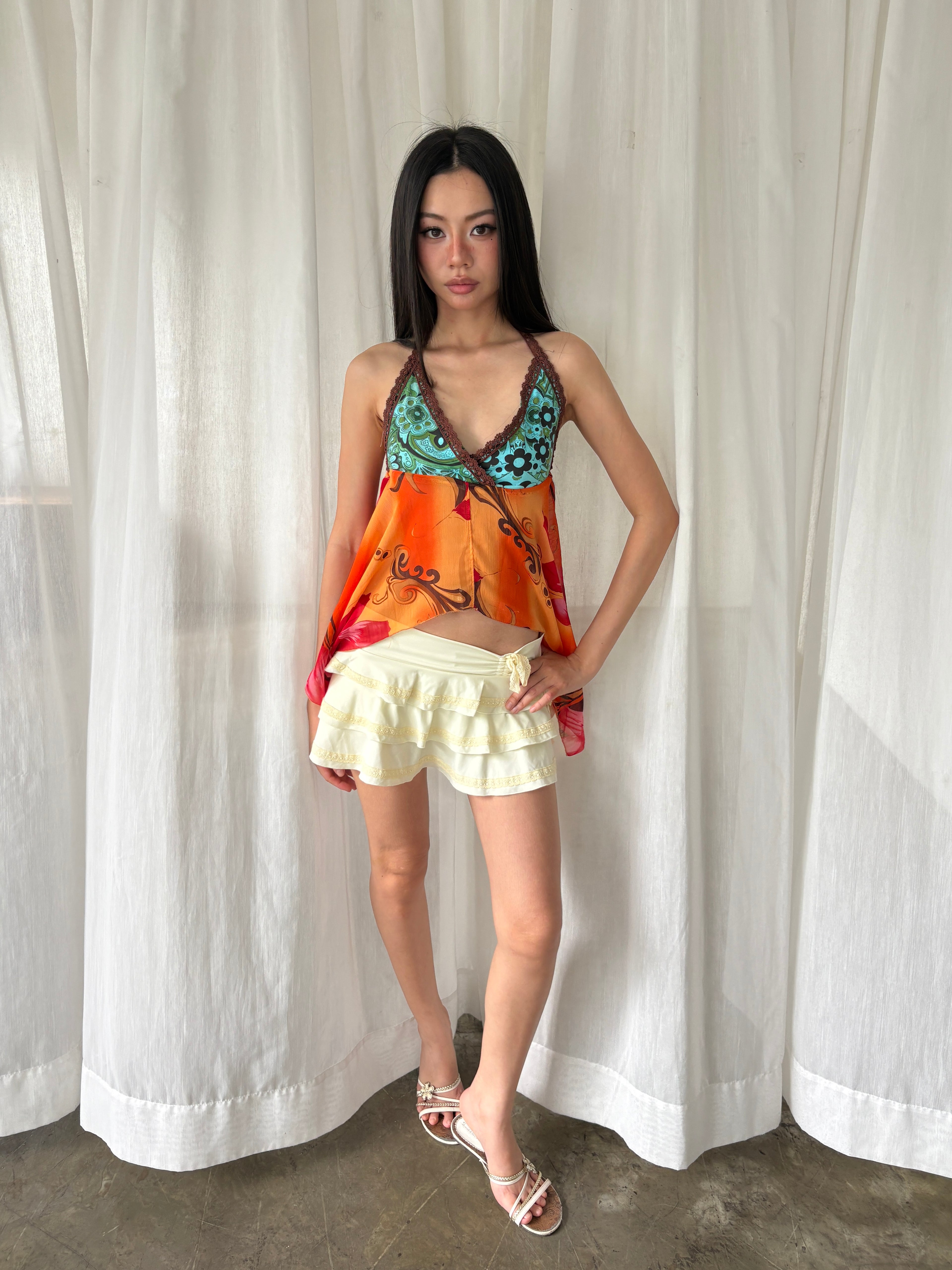 Sunset halter top