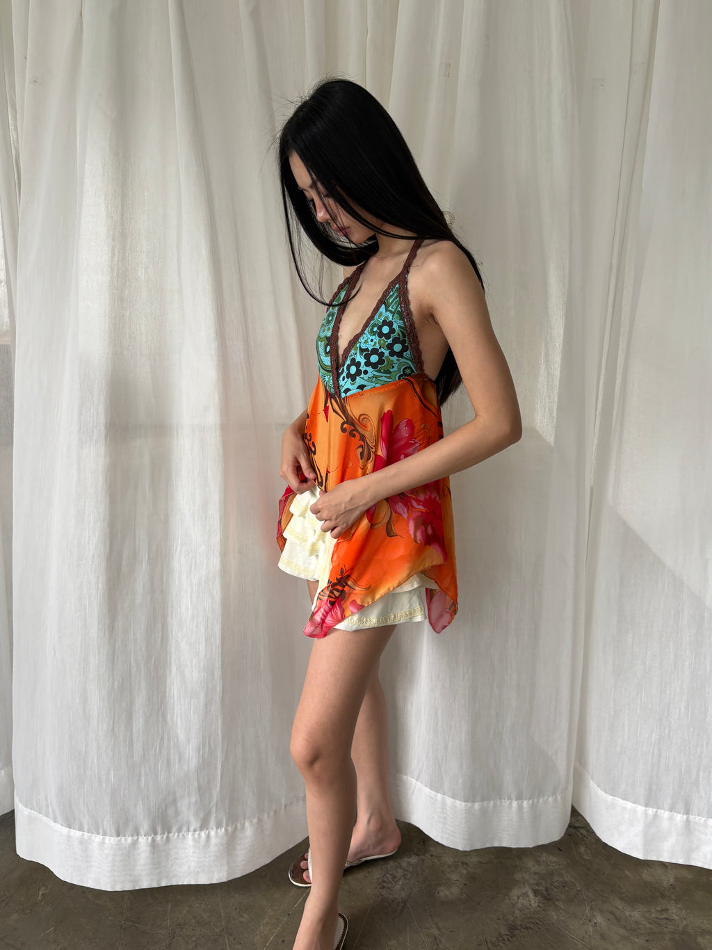 Sunset halter top