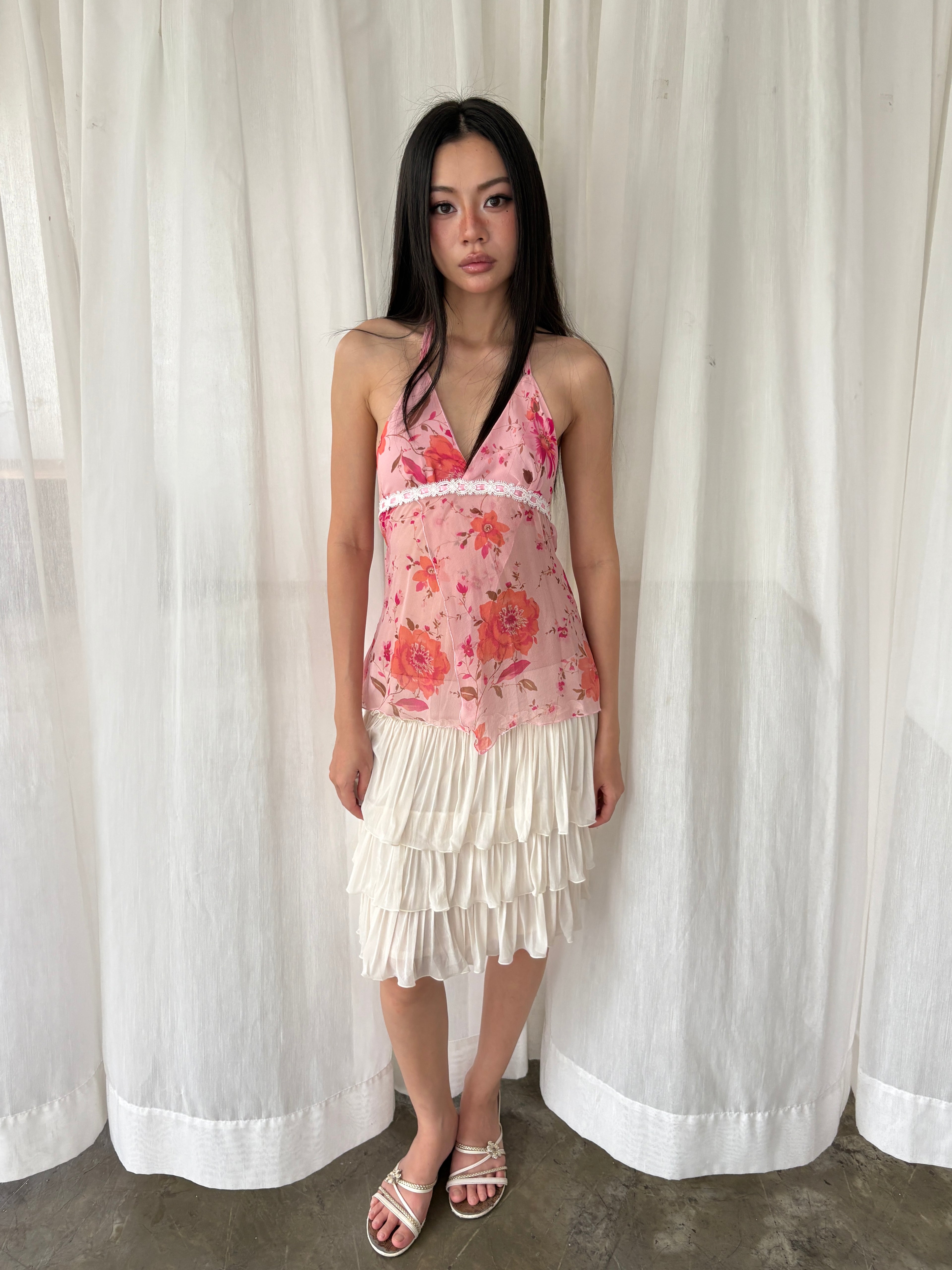 Sweet floral halter