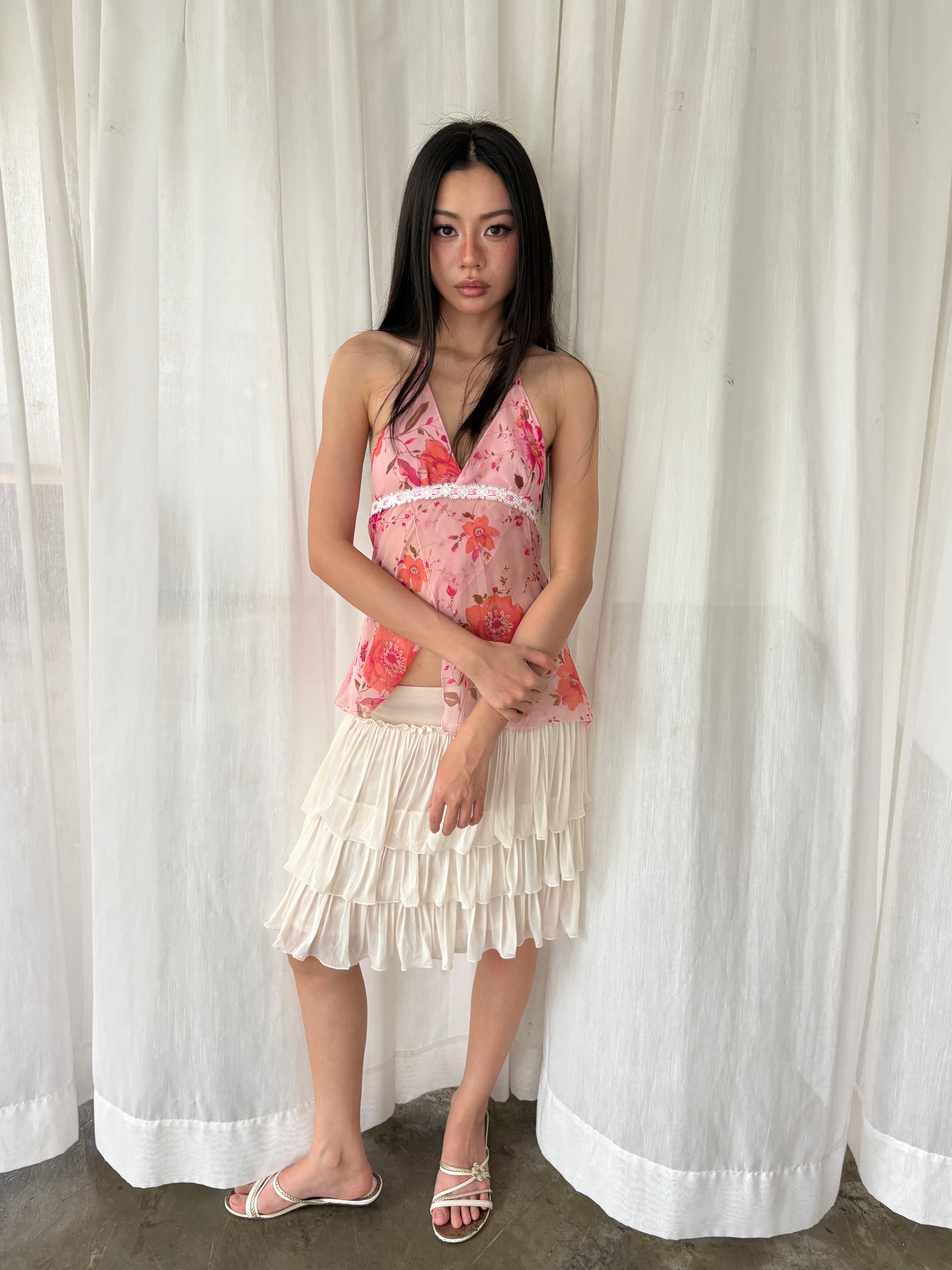 Sweet floral halter