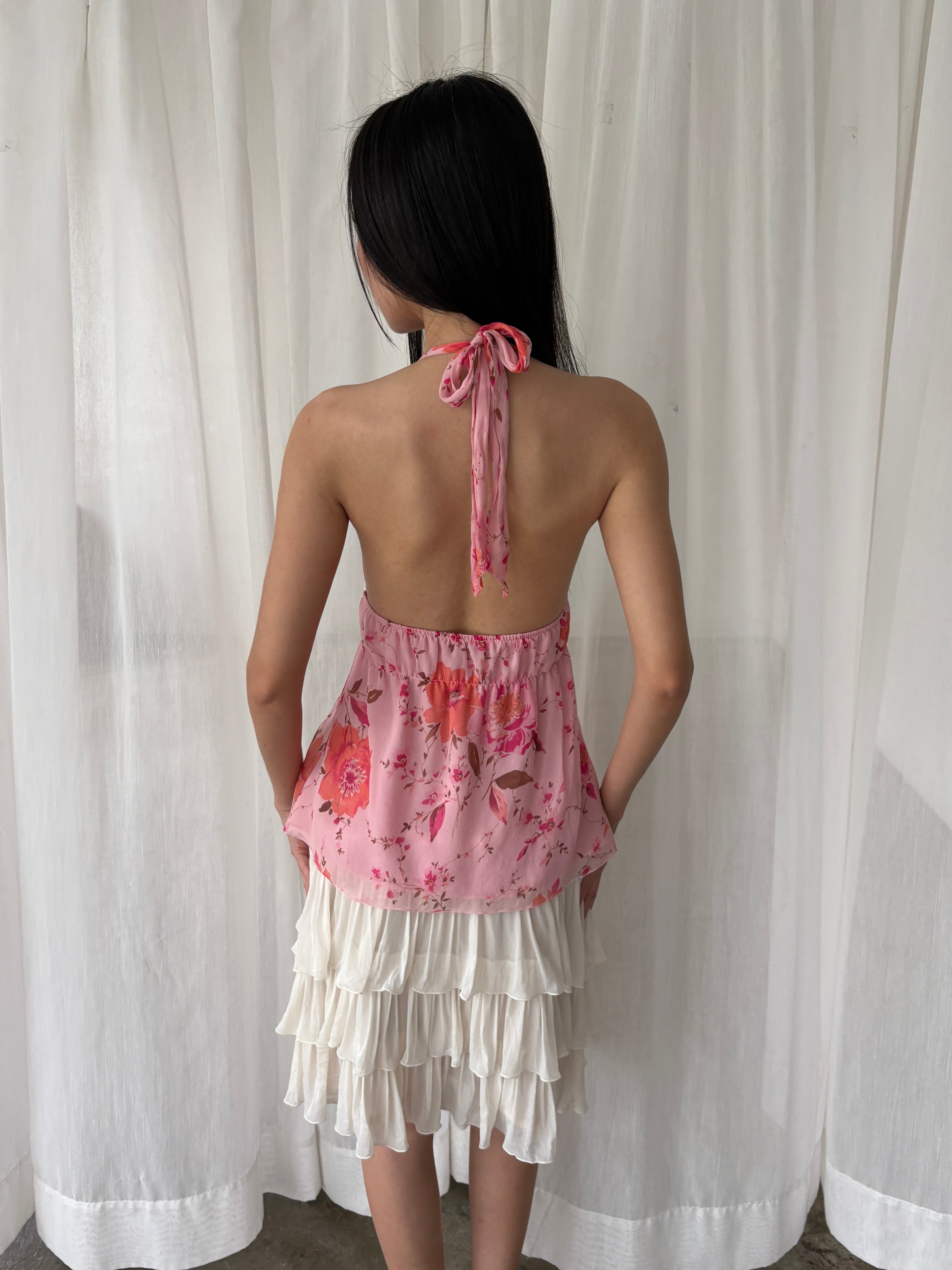 Sweet floral halter