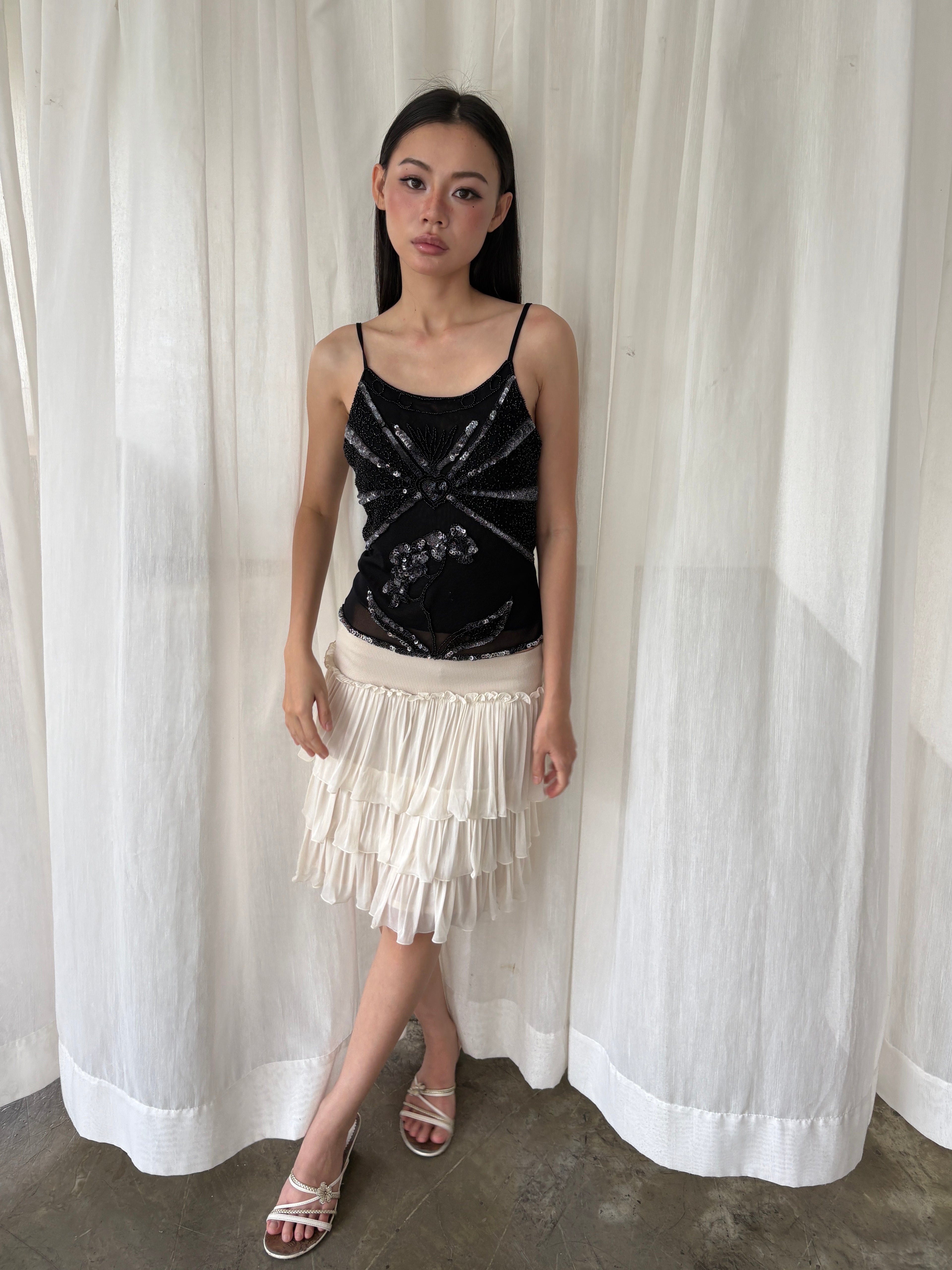 Ibiza beaded camisole