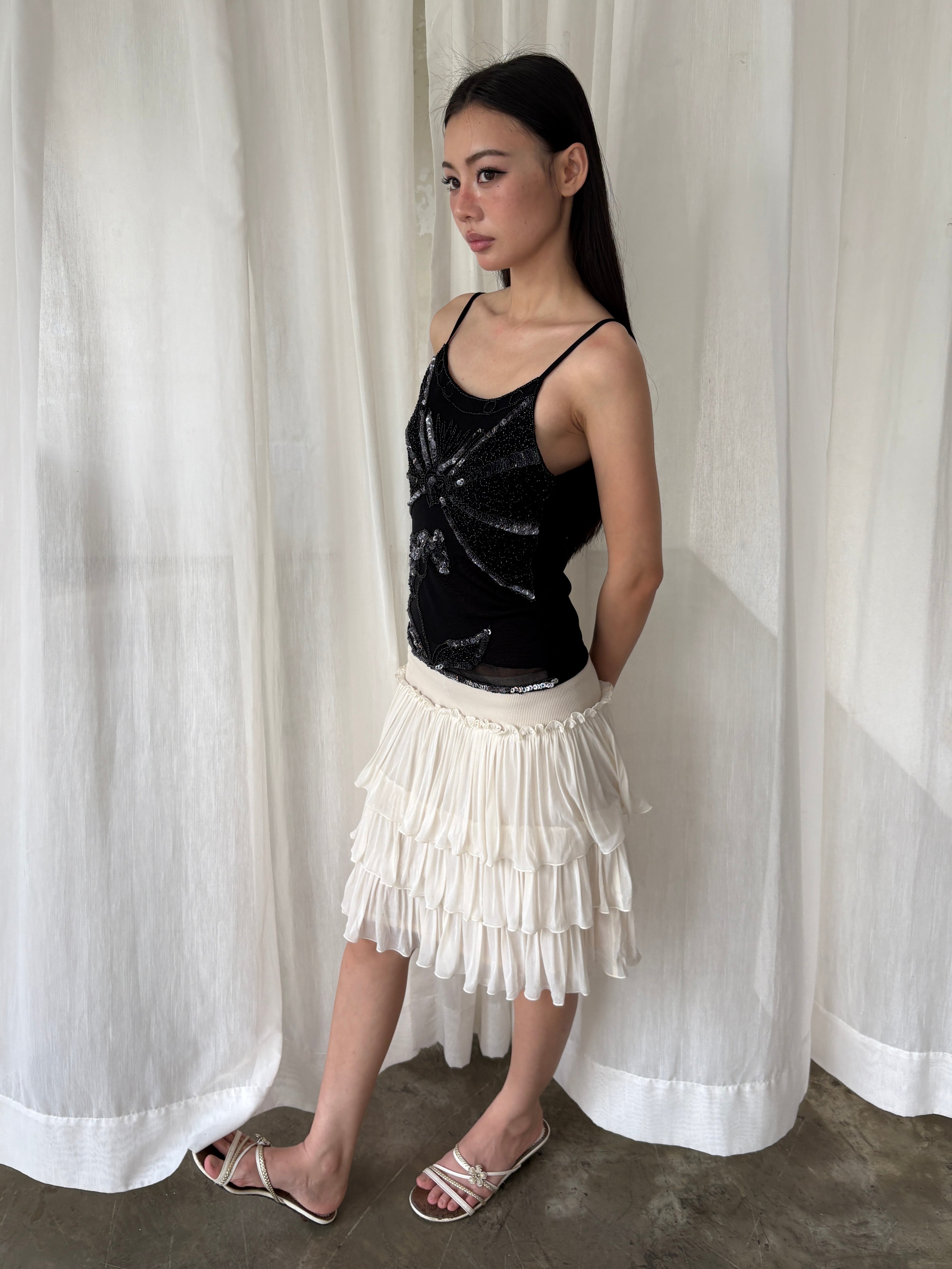 Ibiza beaded camisole
