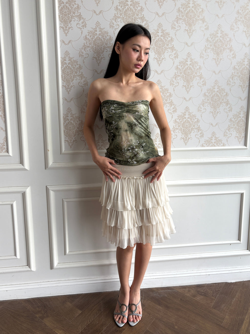 Forest tube top