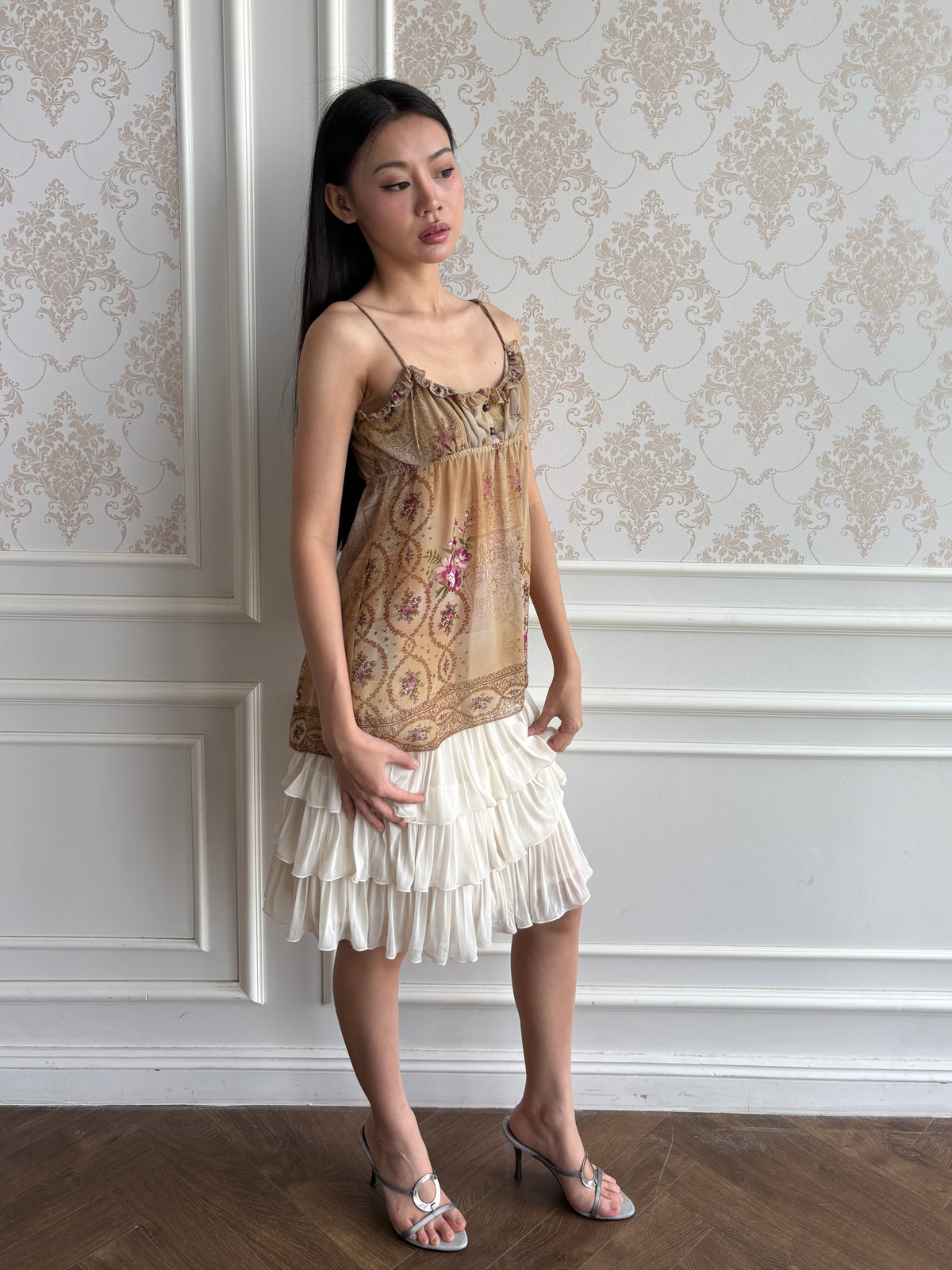 Ornamental bustier camisole