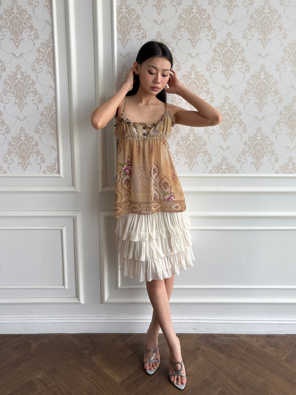 Ornamental bustier camisole