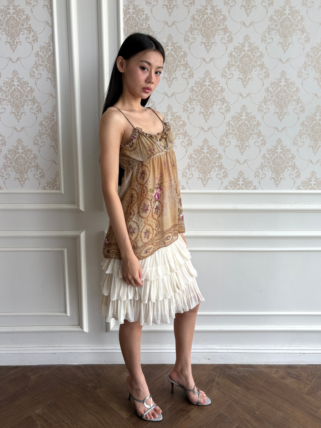 Ornamental bustier camisole