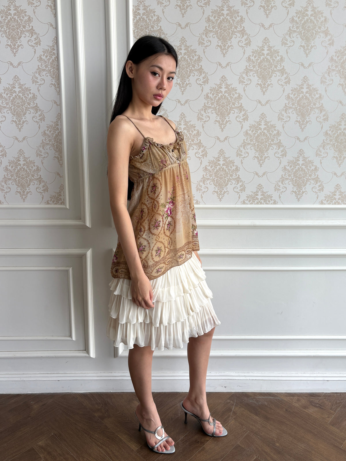 Ornamental bustier camisole
