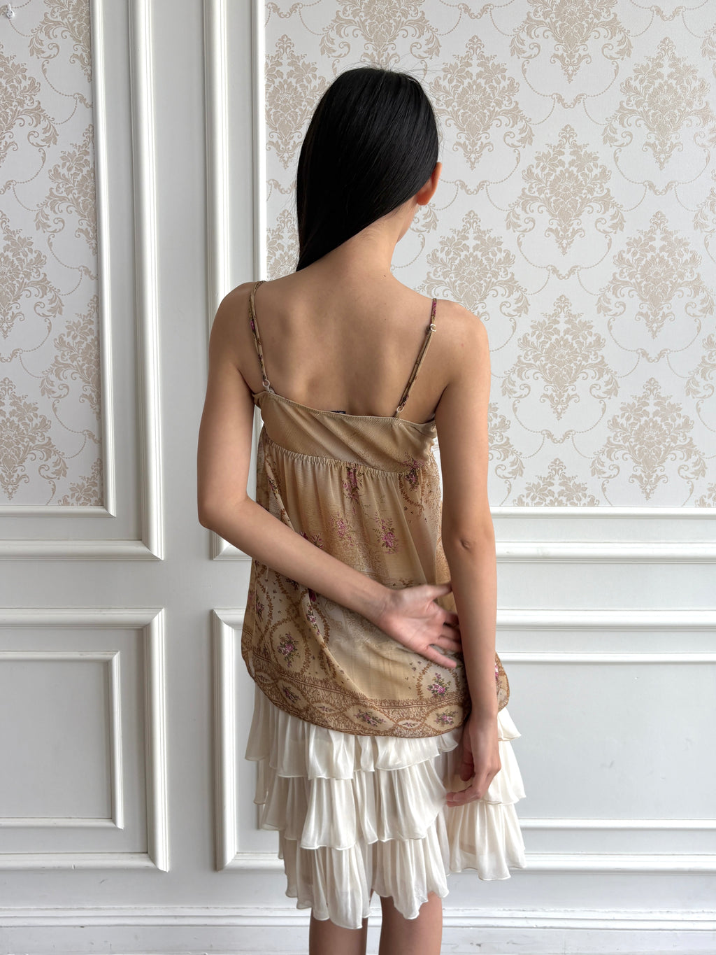 Ornamental bustier camisole