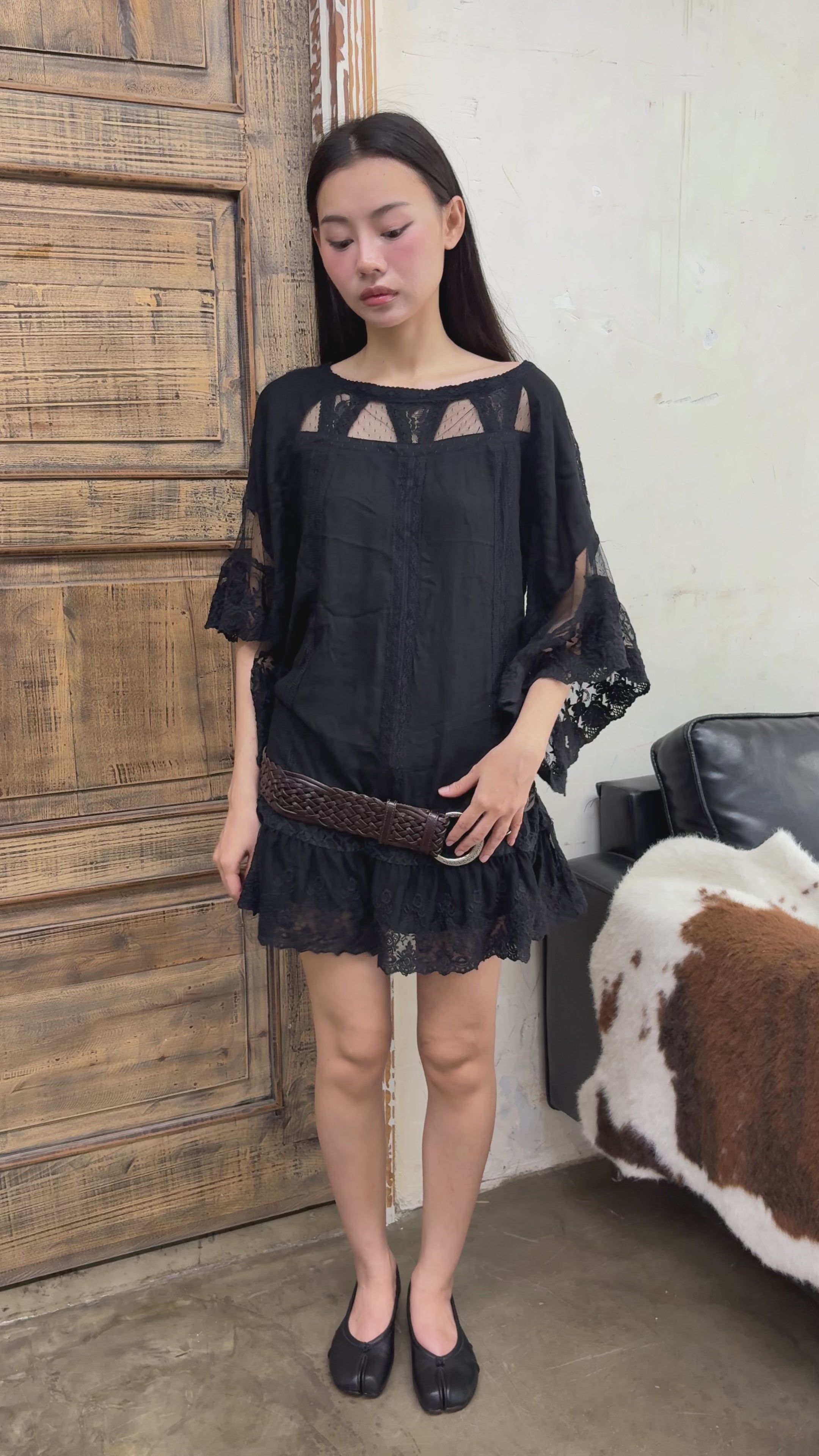 Lace bohemien tunic