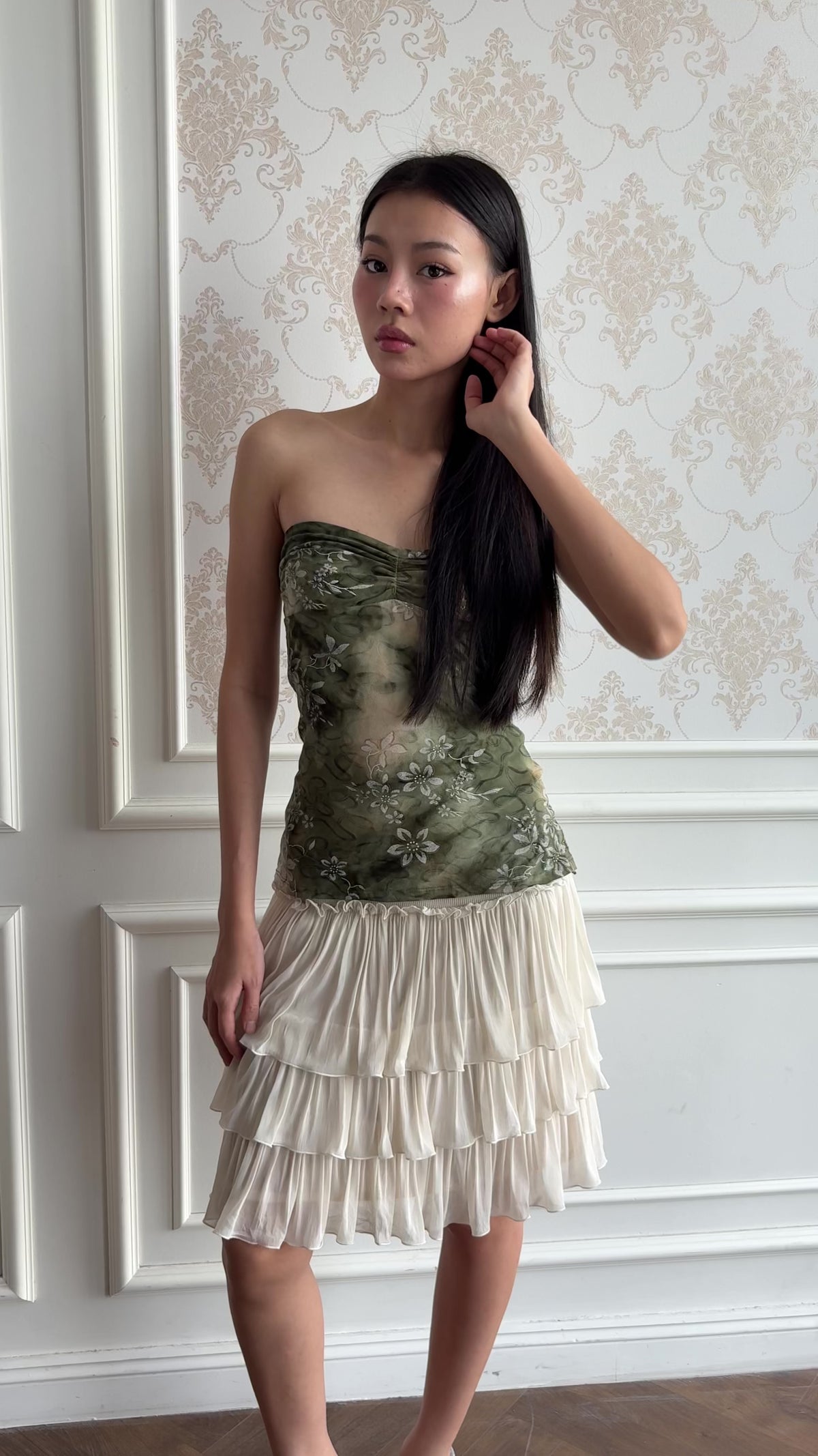 Forest tube top